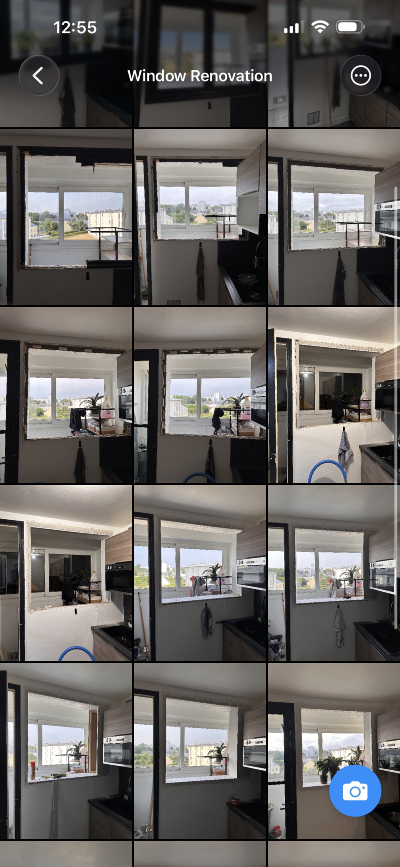 Gallery screen